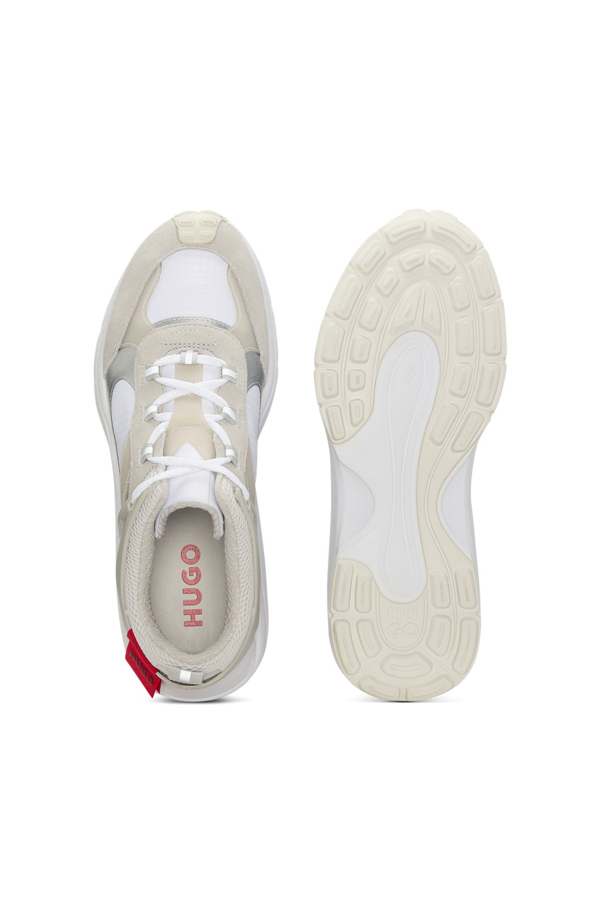 RUNNING TRAINERS WITH SUEDE AND MESH - 4