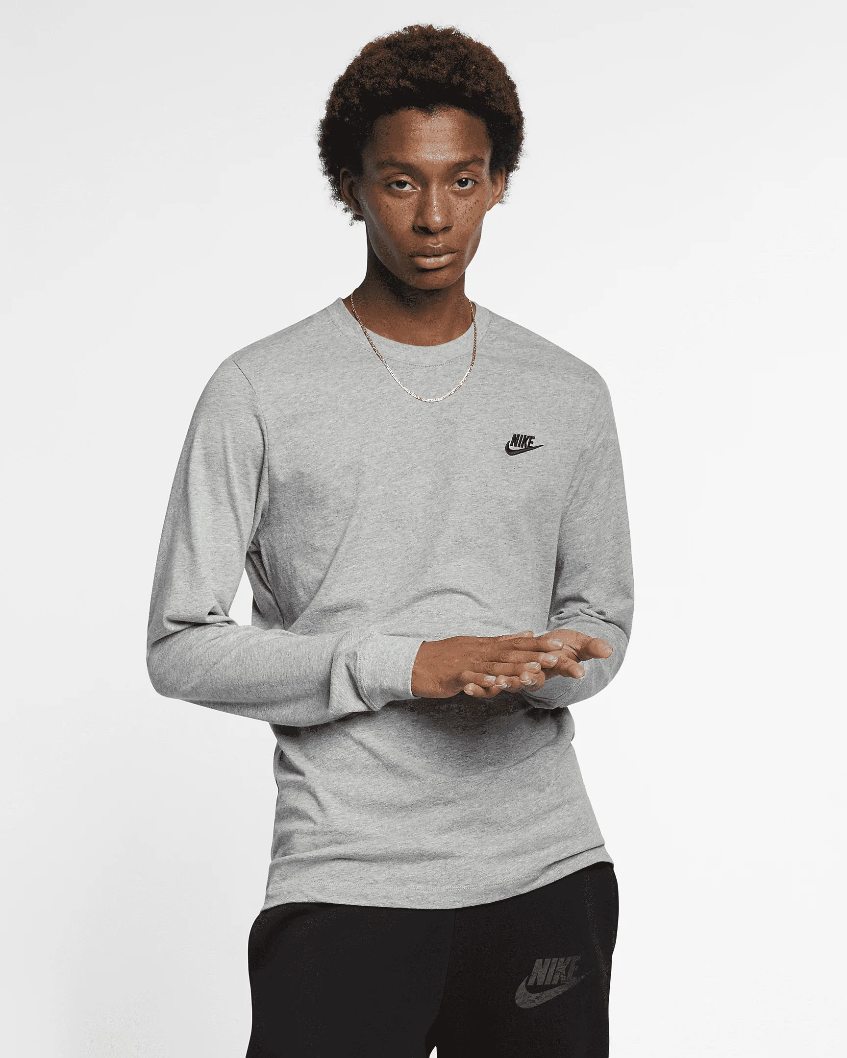 Nike Sportswear Club Men's Long-Sleeve T-Shirt - 1