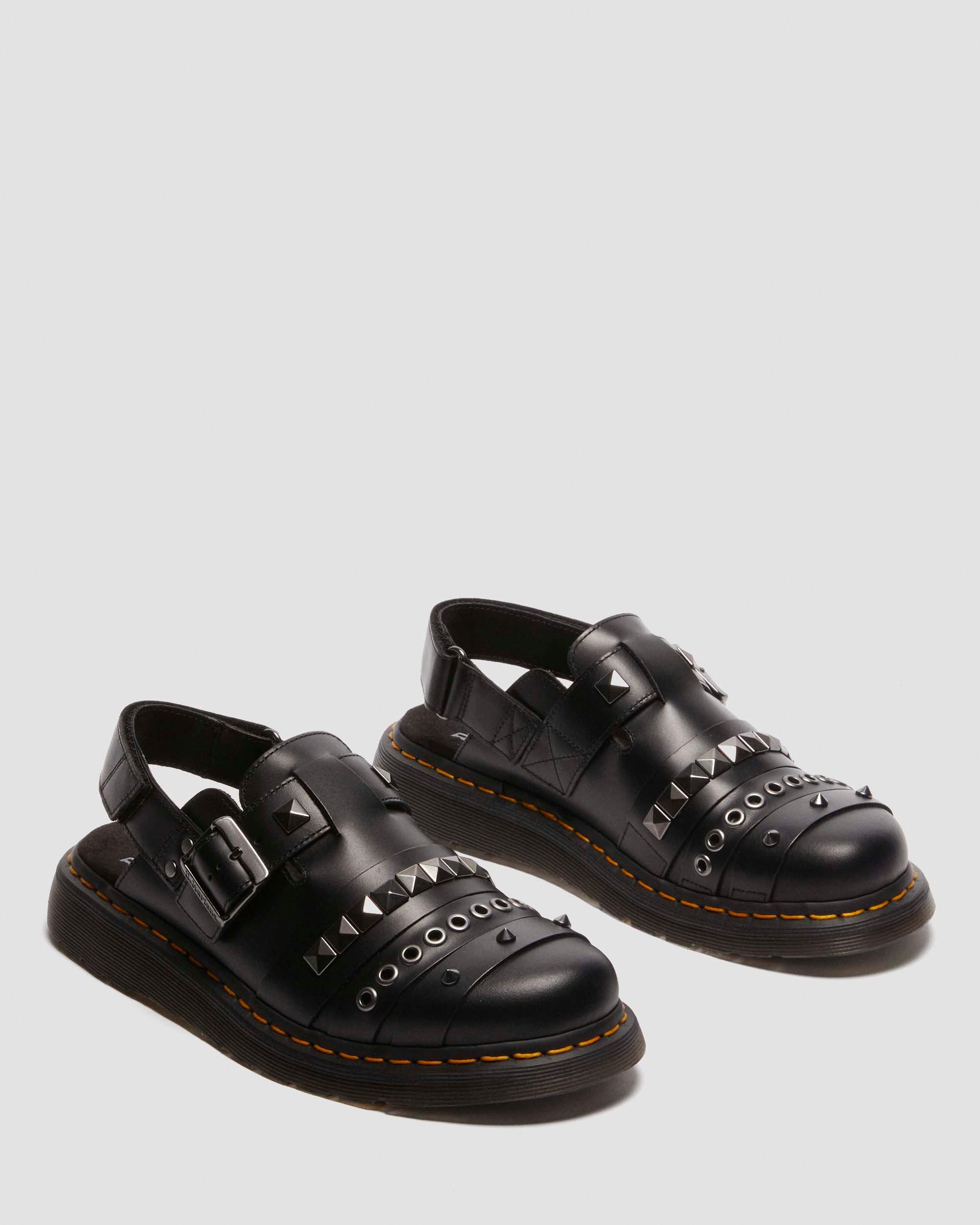 Jorge II Hardware Leather Mules - 8