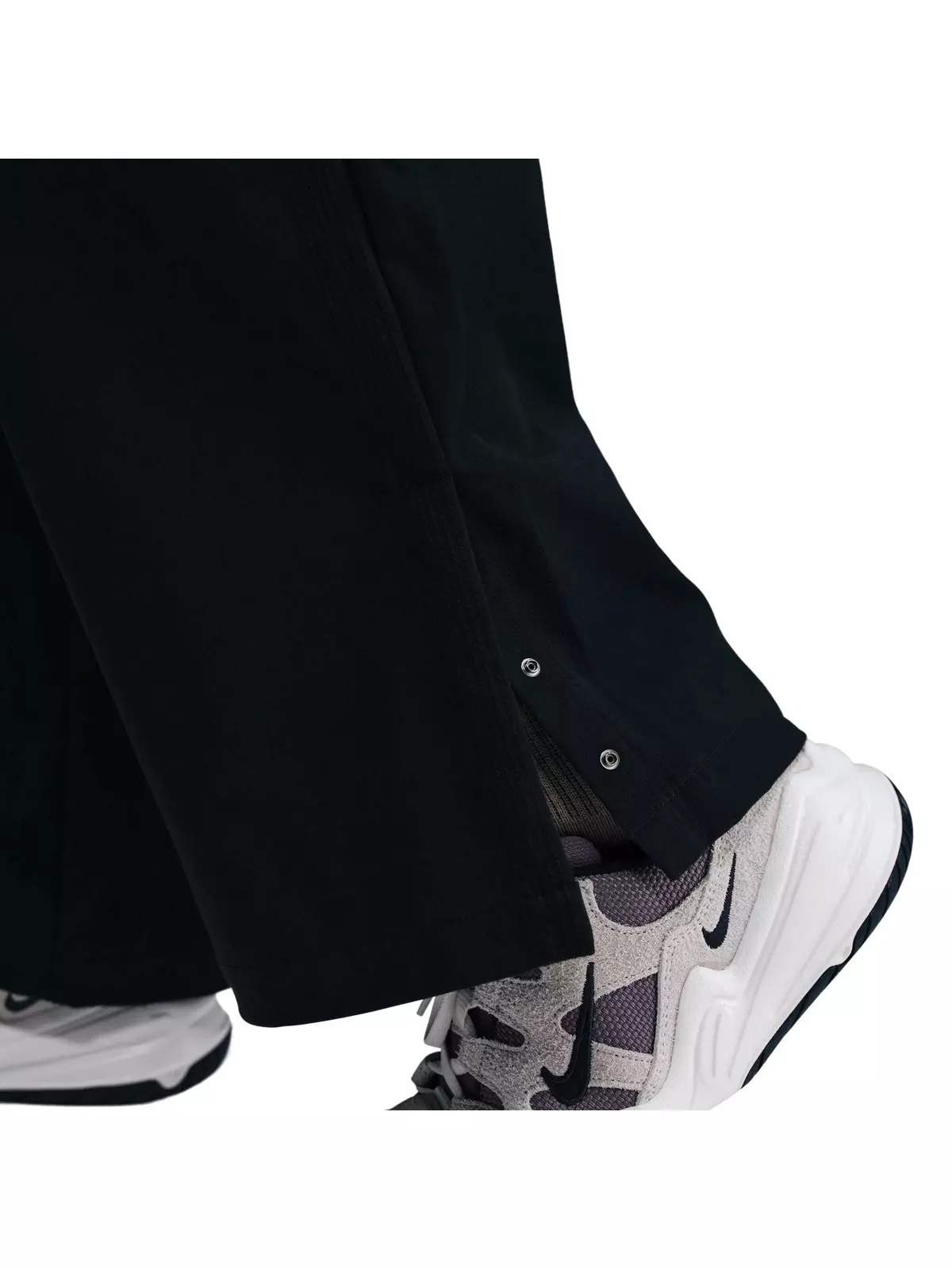 Women's Sportswear Collection Mid-Rise Twill Pants - Black - 5