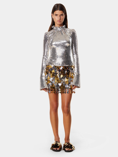 Paco Rabanne SILVER SEQUIN TOP outlook