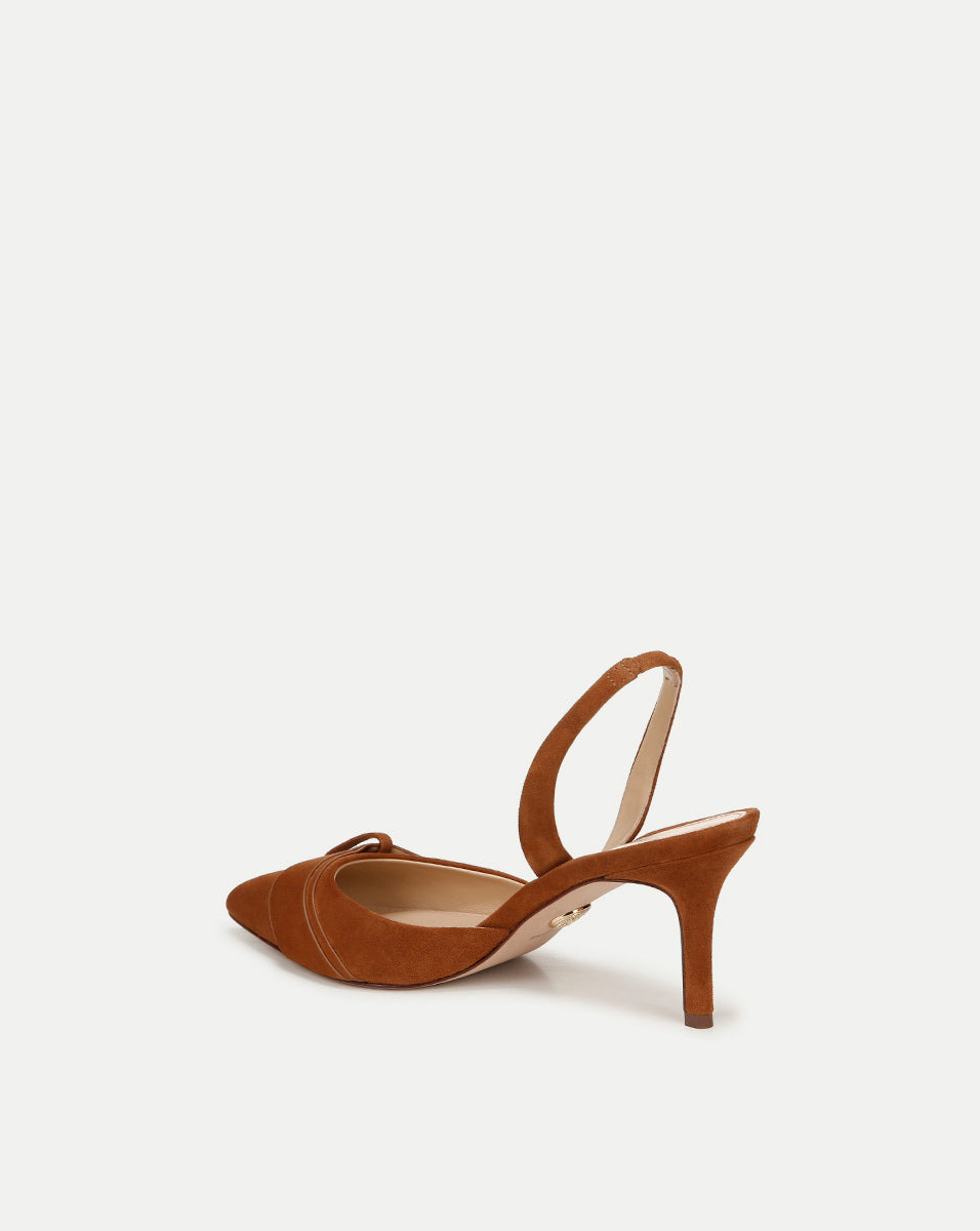 LISBETH SUEDE SLINGBACK PUMP - 4
