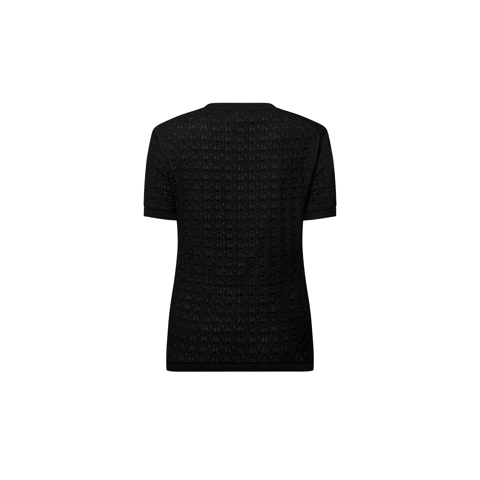 Lace Knit Charm T-Shirt - 2