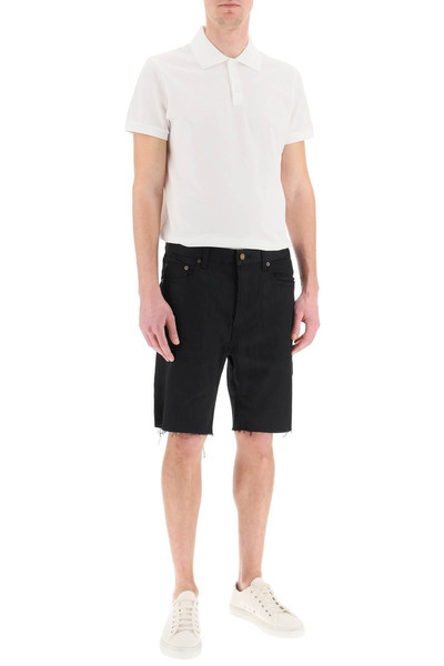 SAINT LAURENT FIVE-POCKET DENIM SHORTS outlook