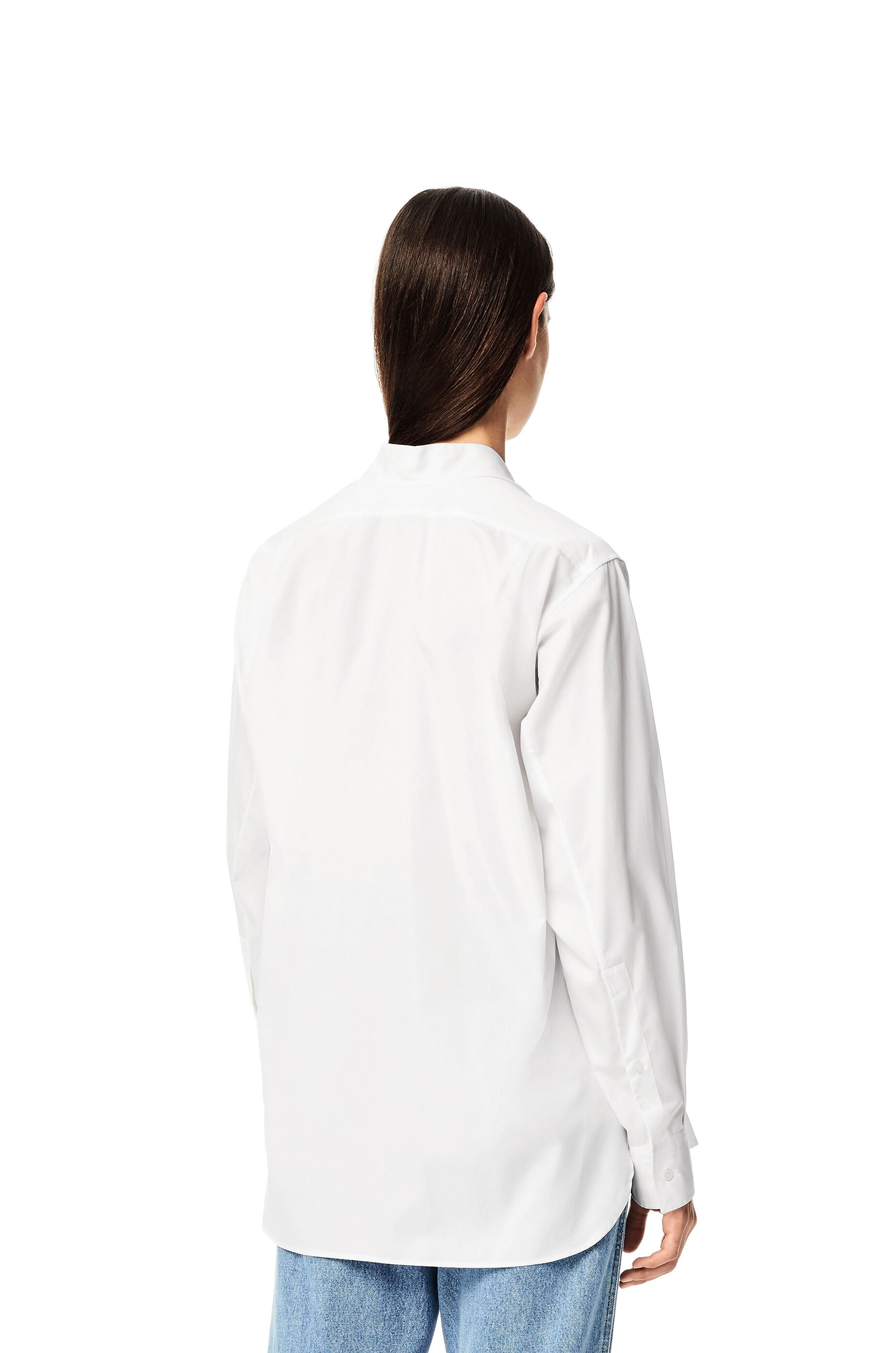 Asymmetric shirt in cotton - 4