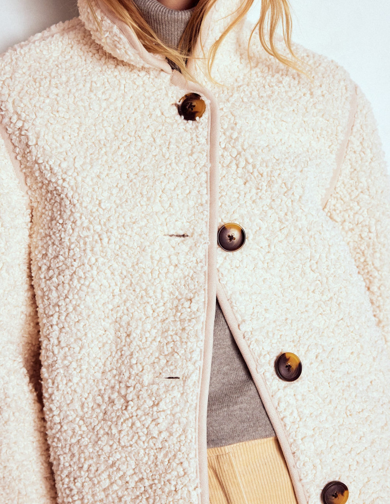 Borg Jacket-Curly Natural Borg 3