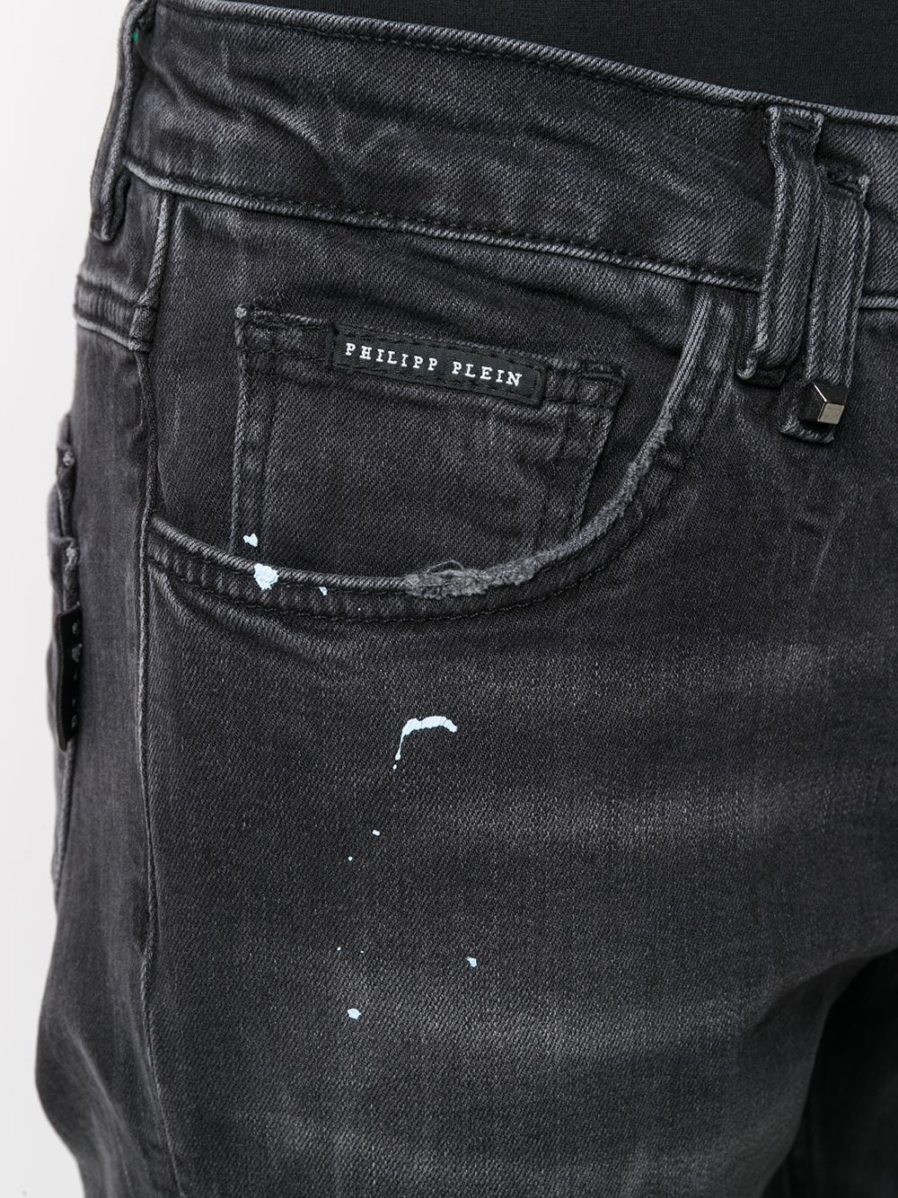 paint splash effect jeans - 5