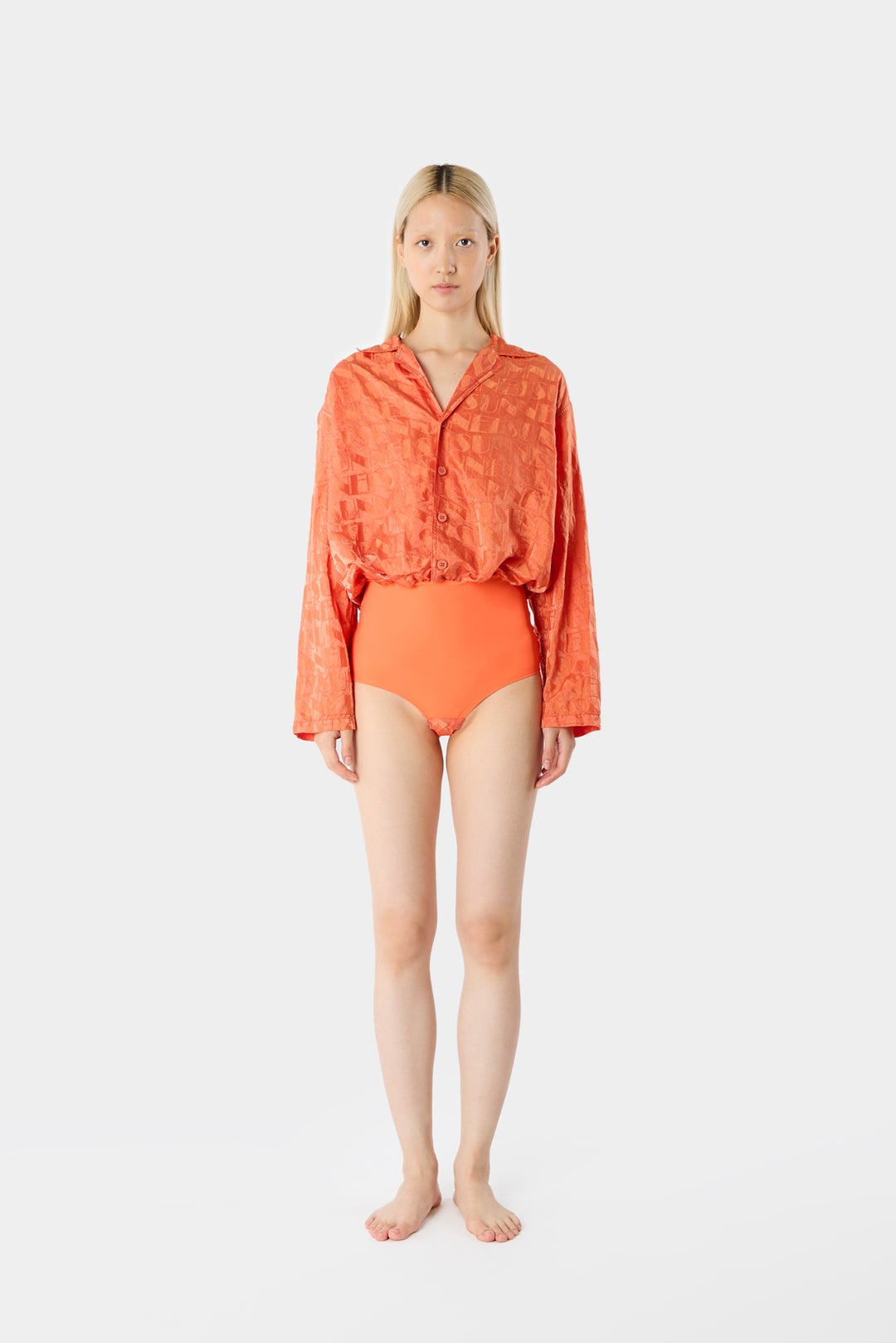 ALLOVER BODY SHIRT / bright orange - 1