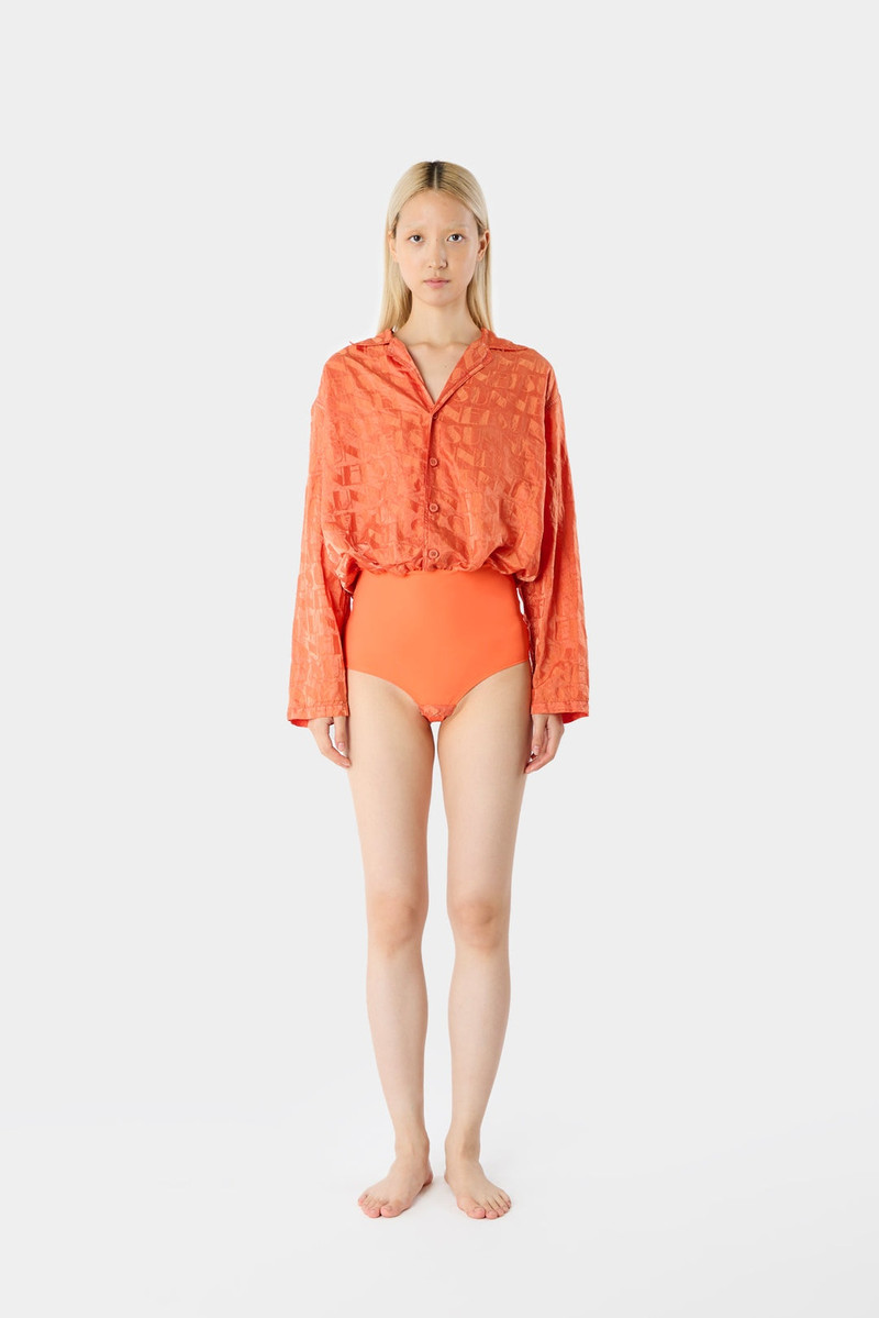 ALLOVER BODY SHIRT / bright orange 1