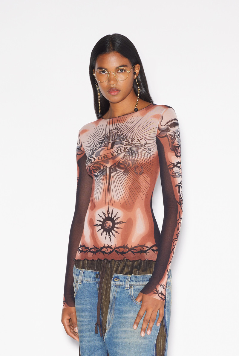 THE SAFE SEX TATTOO TOP - 1