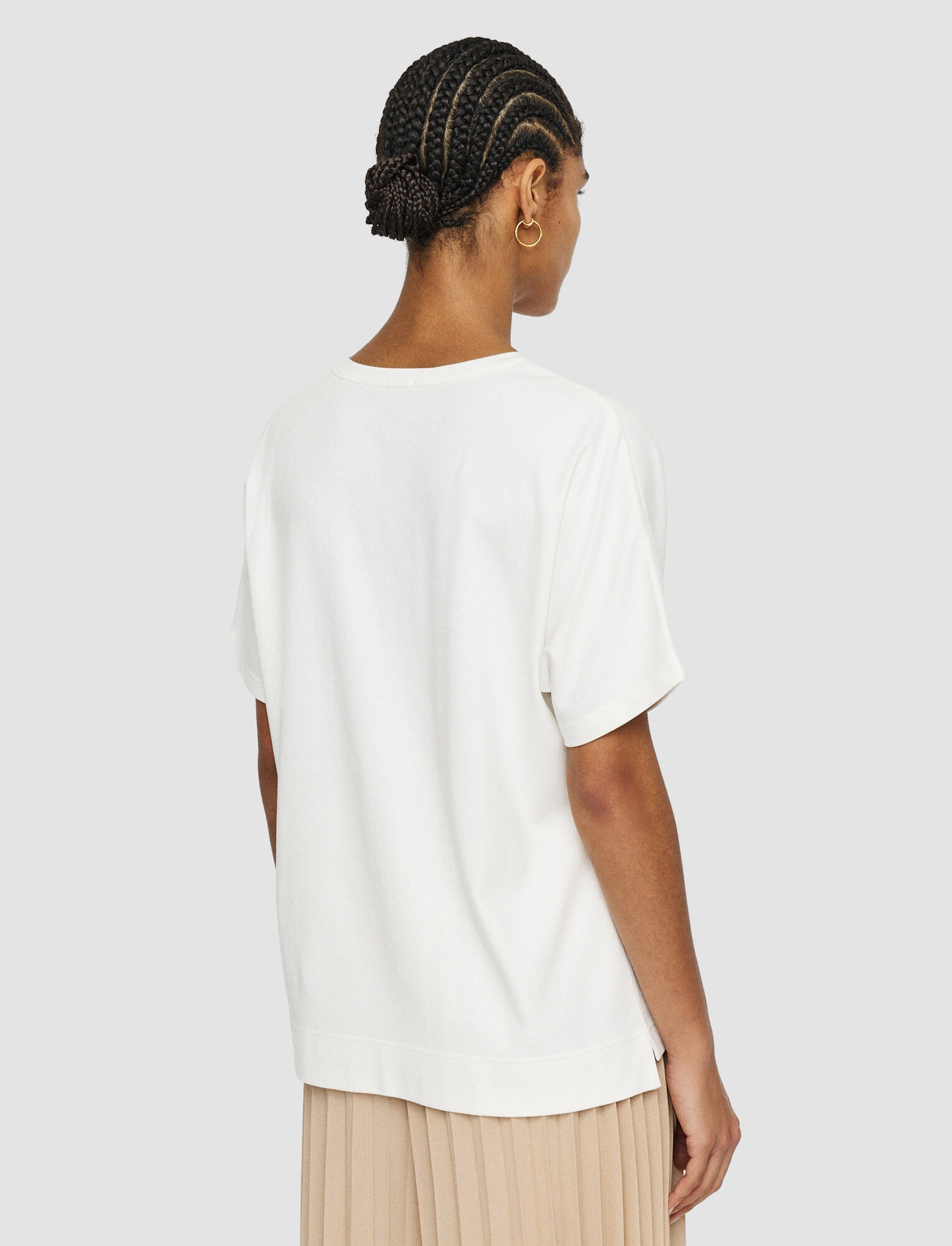 Mercerised Cotton T-shirt - 4