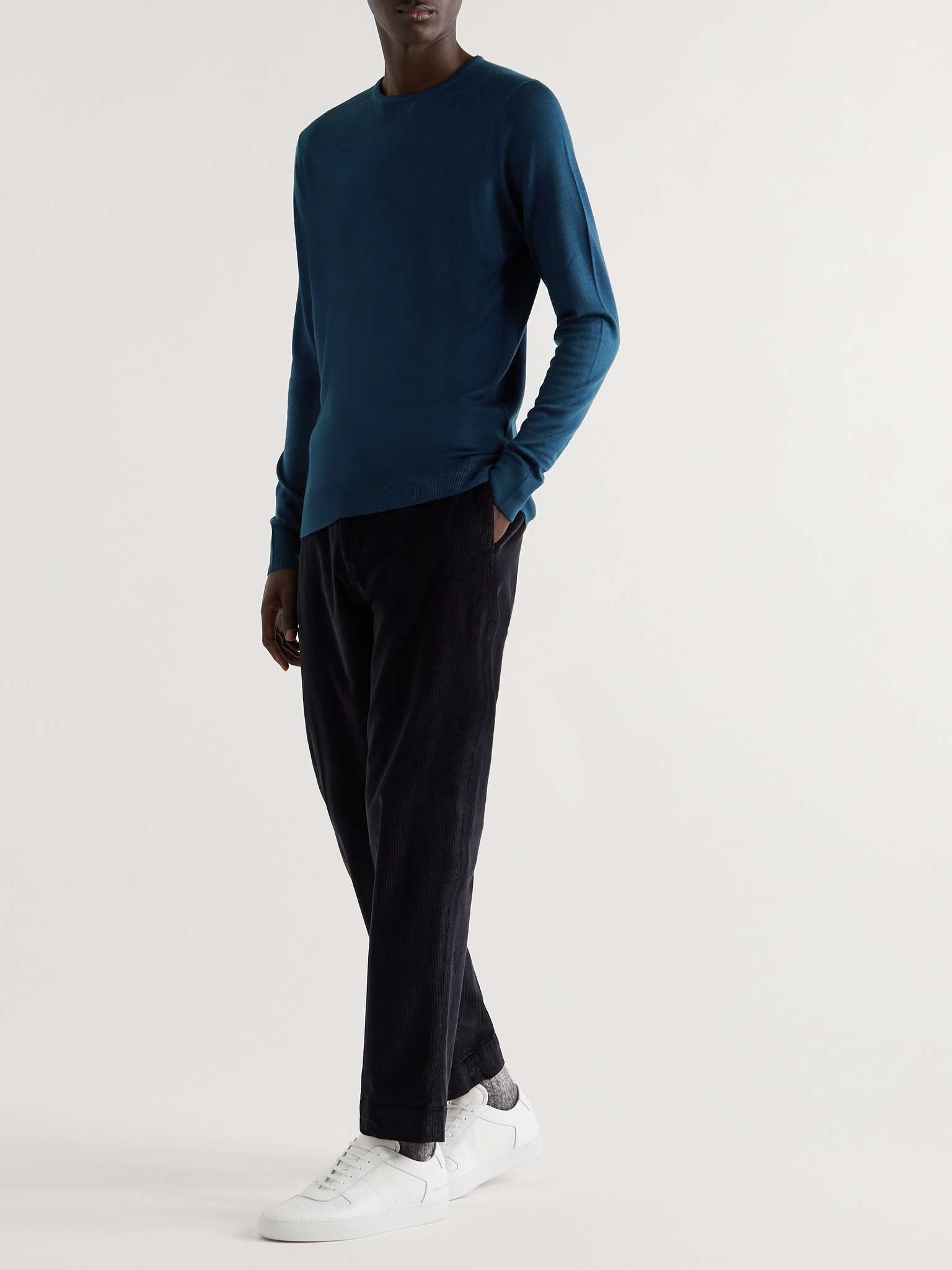 Slim-Fit Merino Wool Sweater - 4
