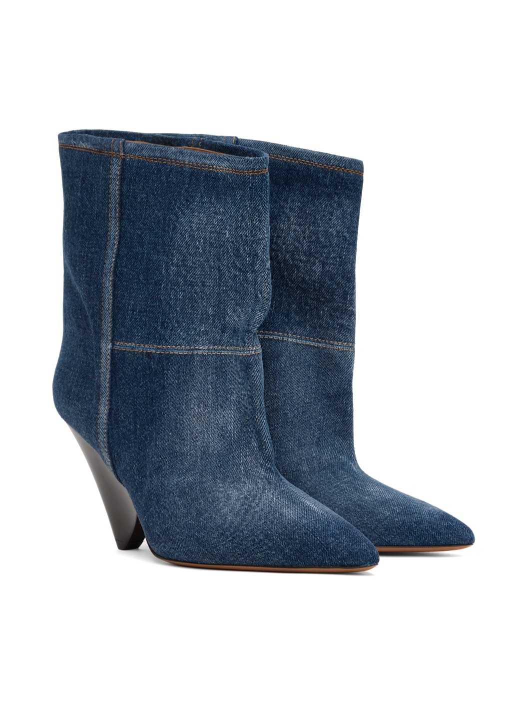 Blue Miyako Denim Boots - 4