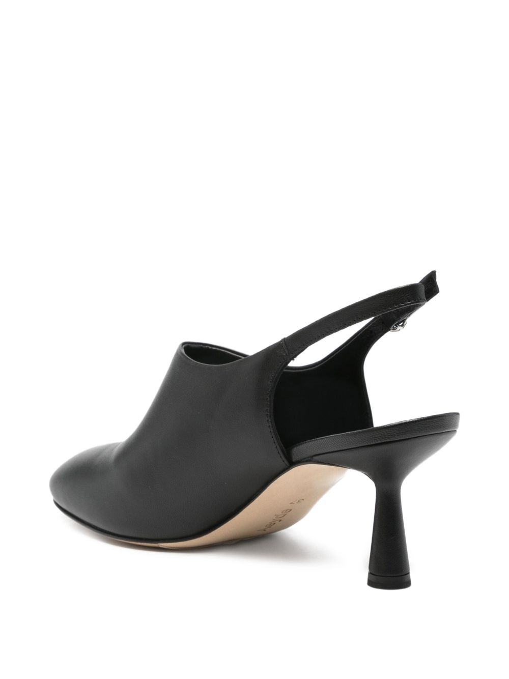 70mm leather slingback pumps - 3