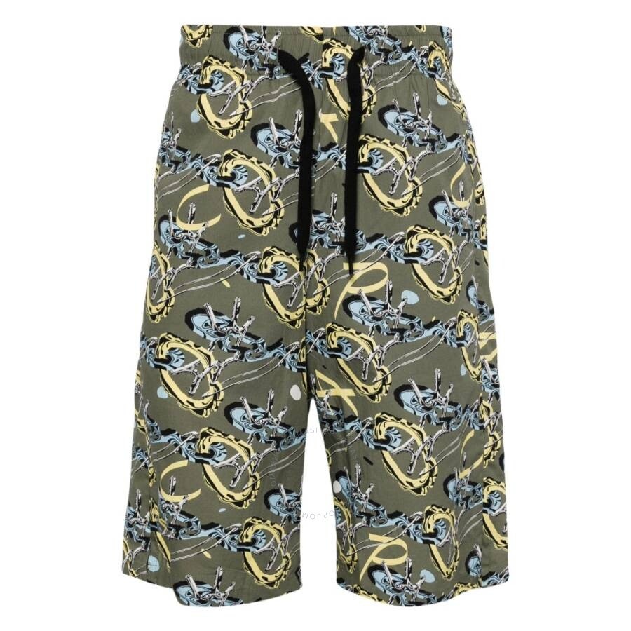 A.P.C. Graphic-Print Vince Cotton Shorts - 3