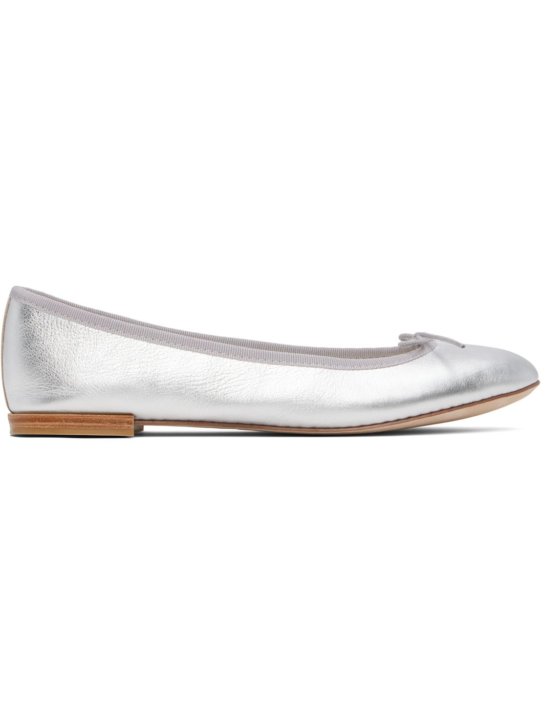 Silver Cendrillon Ballerina Flats - 1