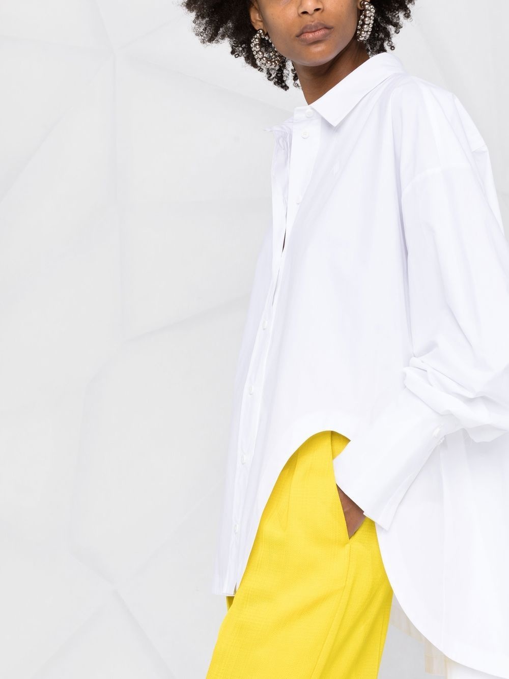 Diana asymmetric button-up shirt - 5