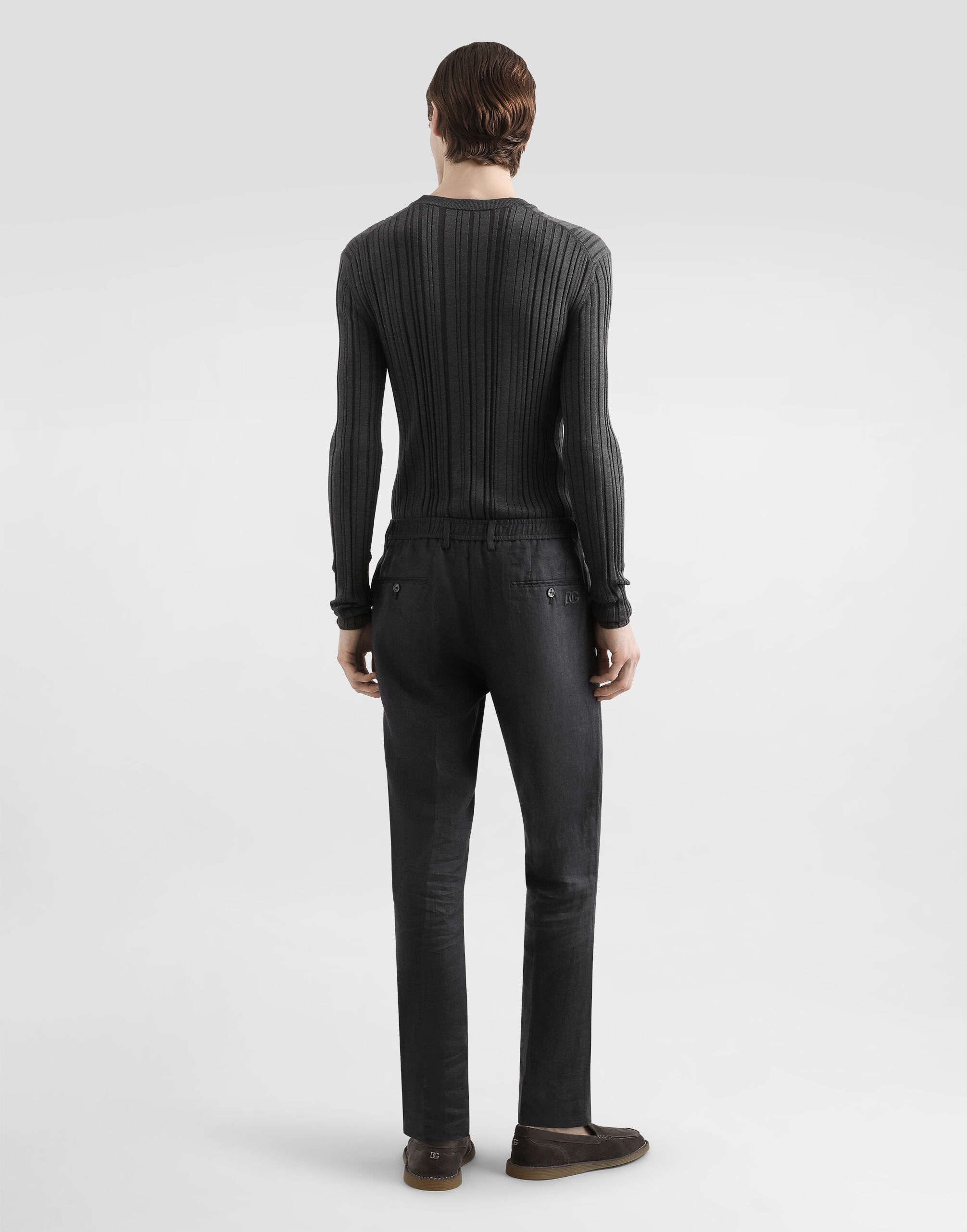 Silk crewneck pullover - 3