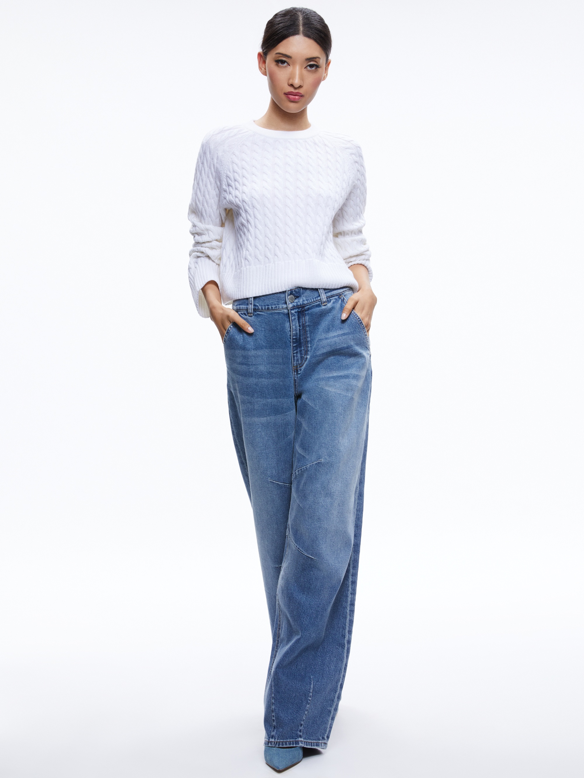 CIMARON CABLE KNIT SWEATER - 6