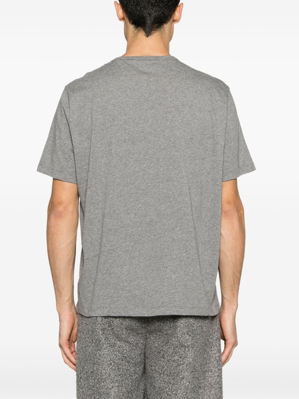round-neck cotton T-shirt - 4