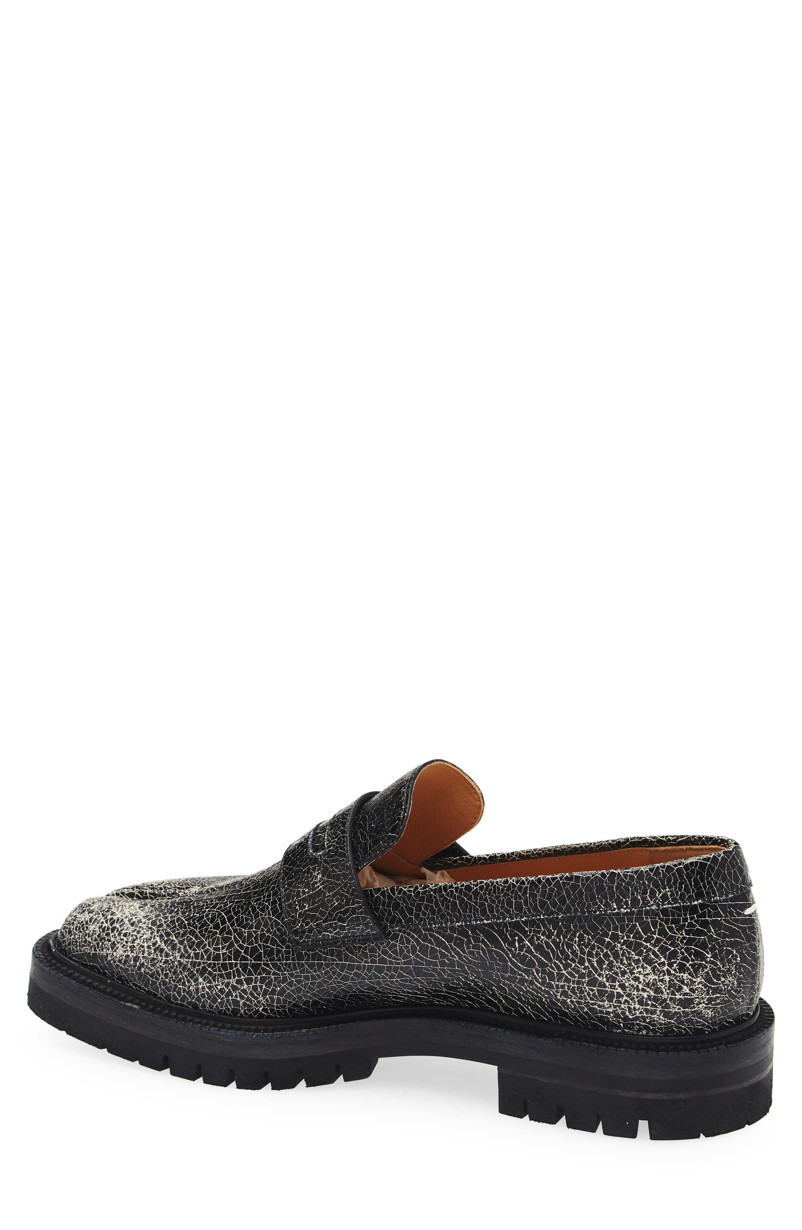 Maison Margiela Tabi County Loafer in Black/White at Nordstrom - 2