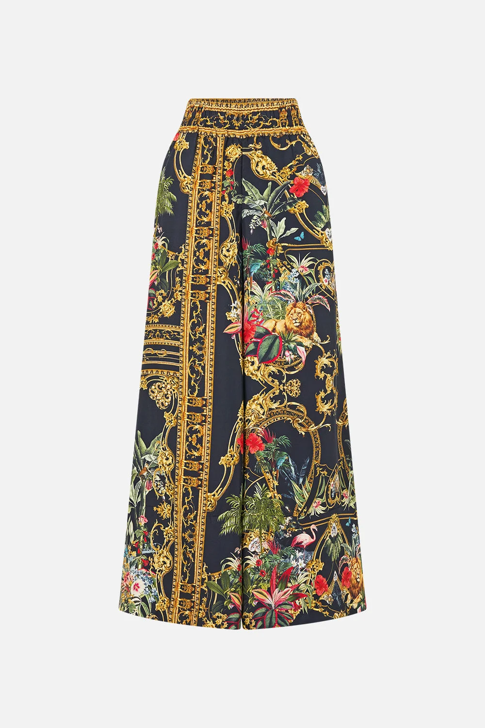CROPPED WIDE LEG PANEL PANT PALACE ZOOLOGY - 1