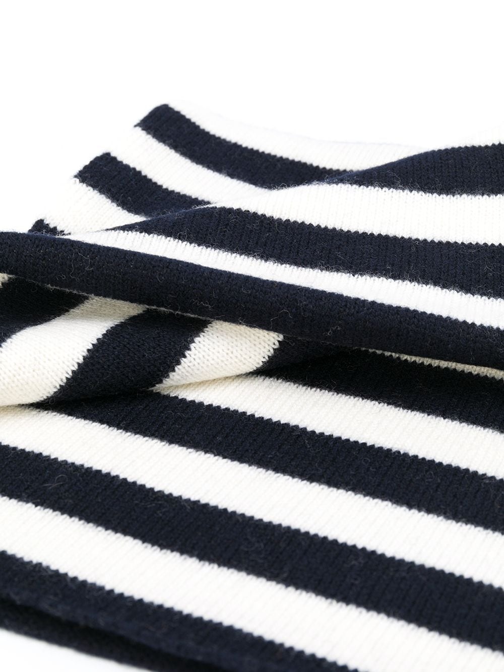 striped wool scarf - 3