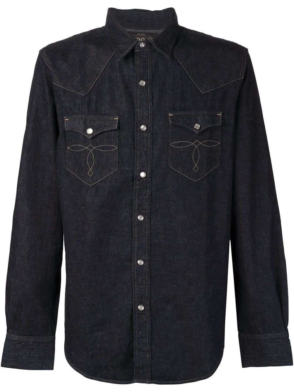 denim western shirt - 1