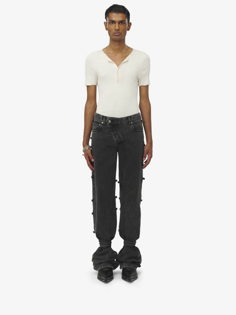 Baggy Tied Jeans - 2
