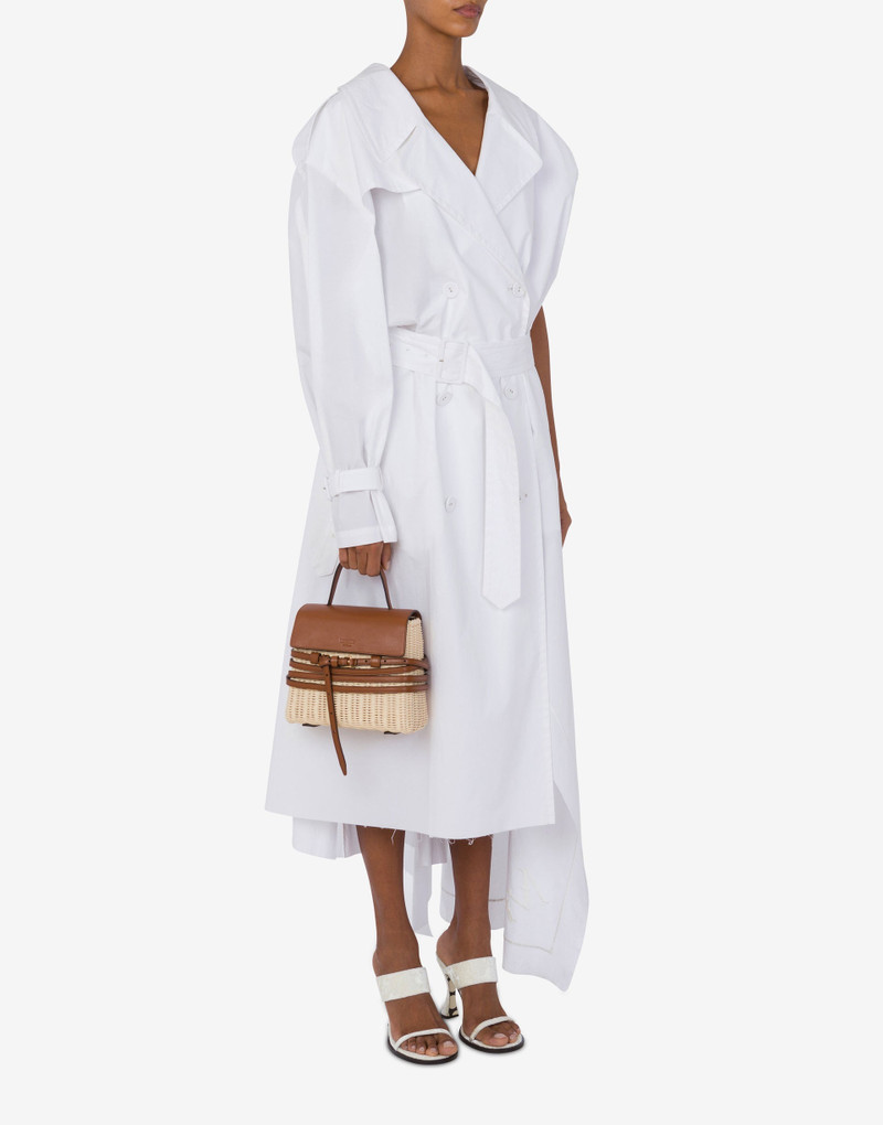 MOSCHINO TIE ME BAG IN RATTAN SMALL 4