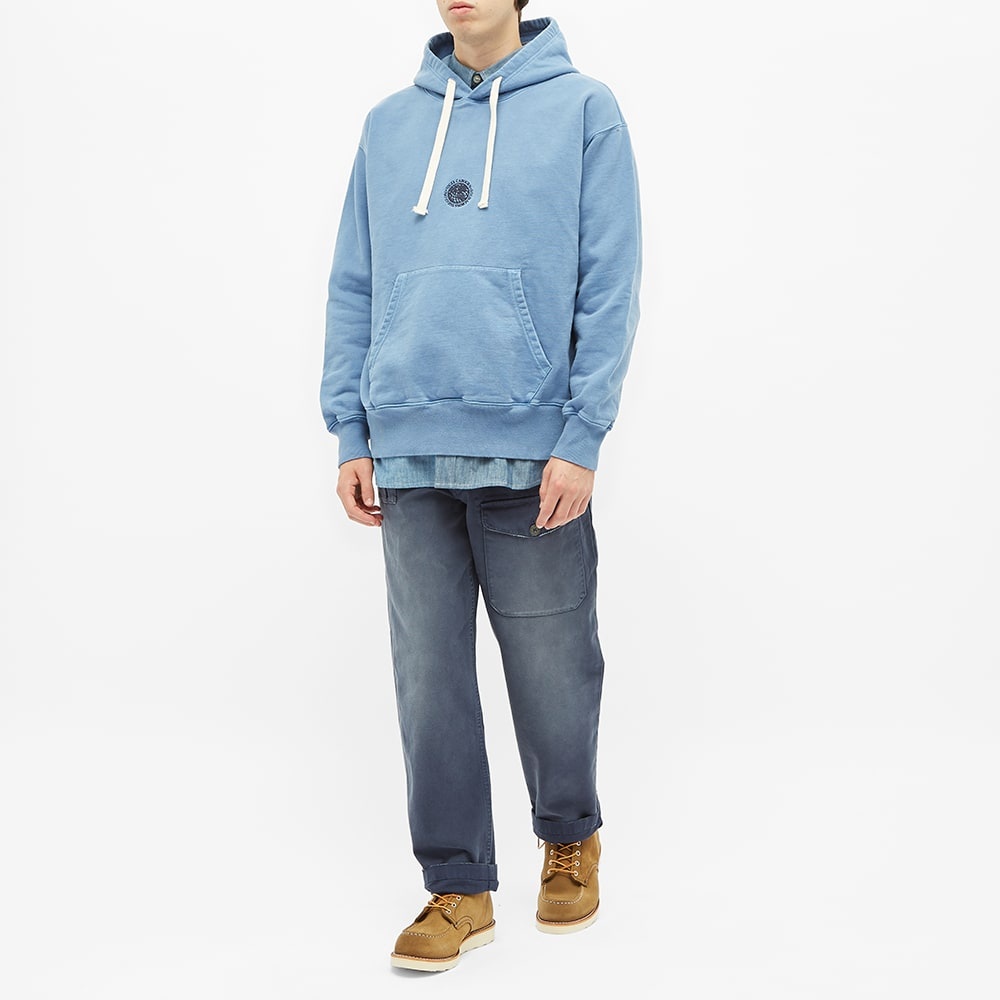 Nigel Cabourn Embroidered Logo Hoody - 6