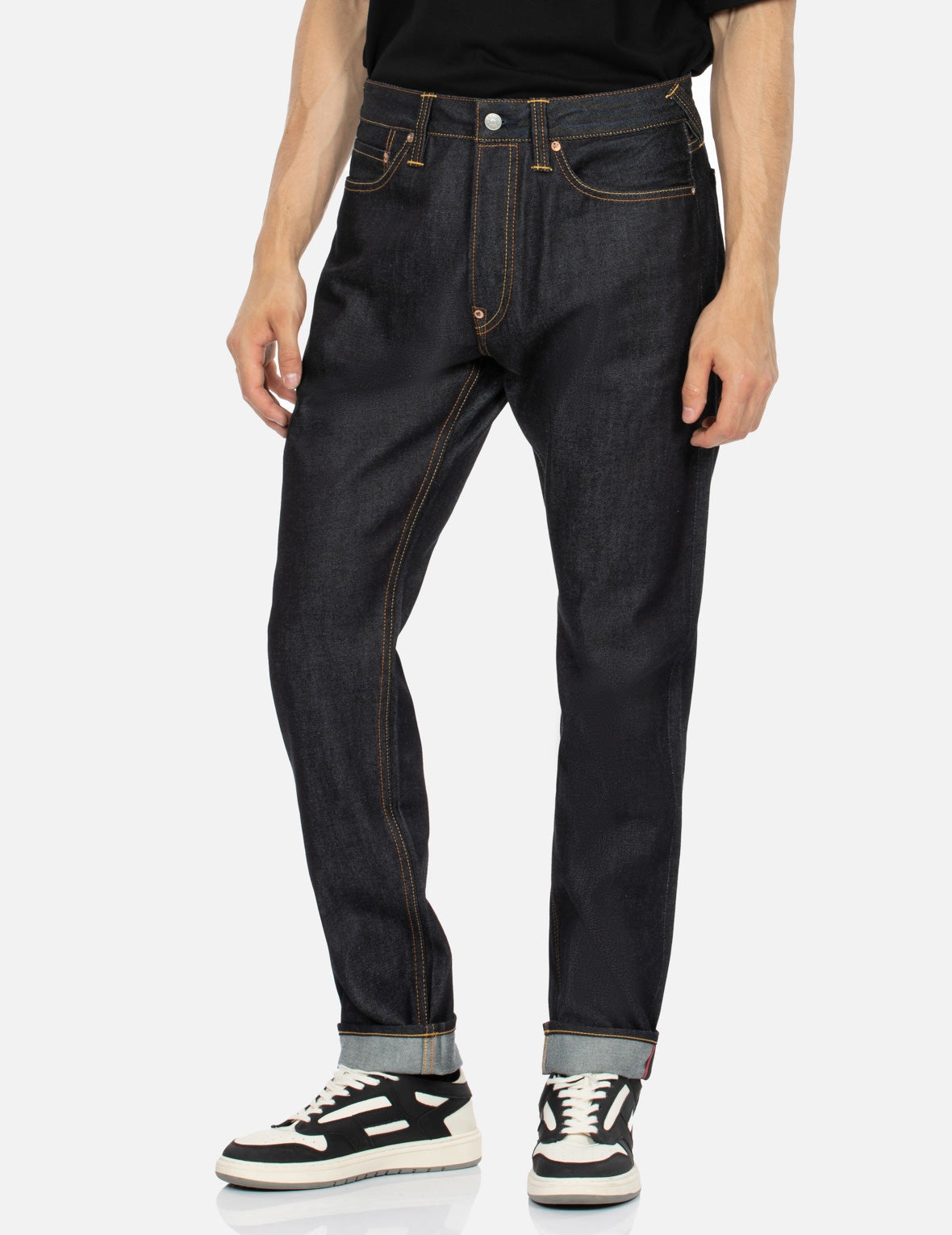 Seagull Print Carrot Fit Denim Jeans #2017 - 8