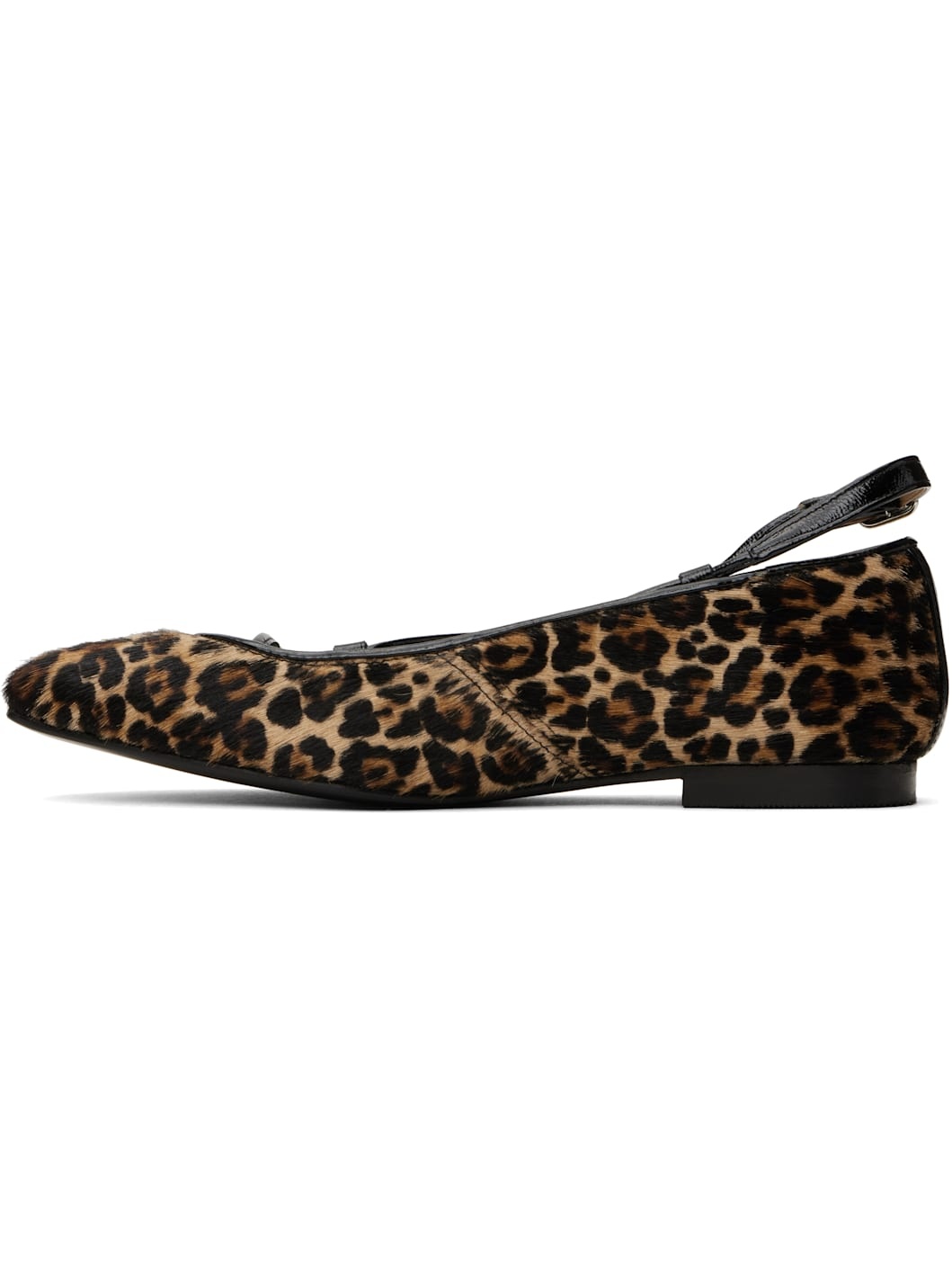 Brown & Black Katie Ballerina Flats - 3