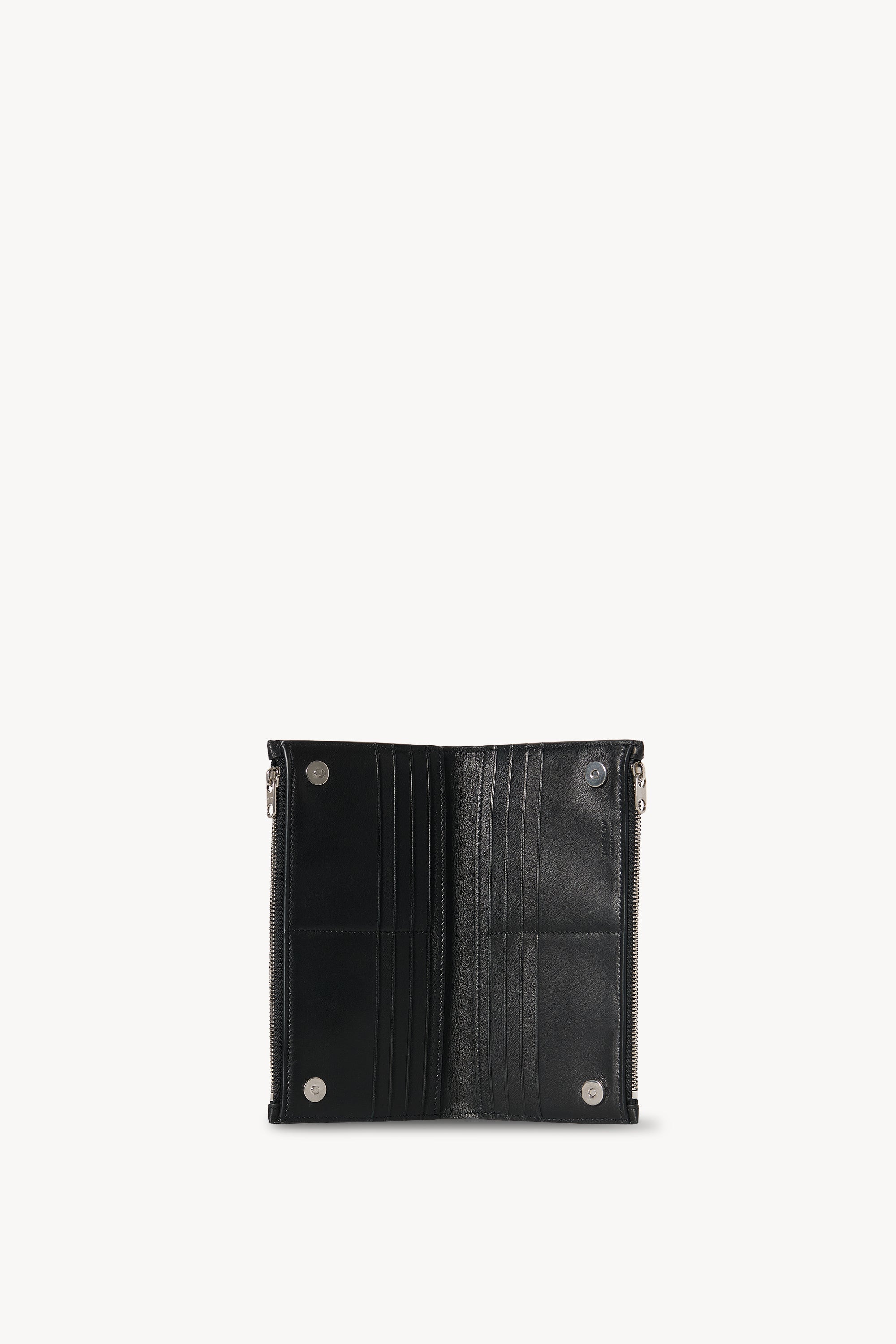Multi Zipped Wallet in Leather - 3