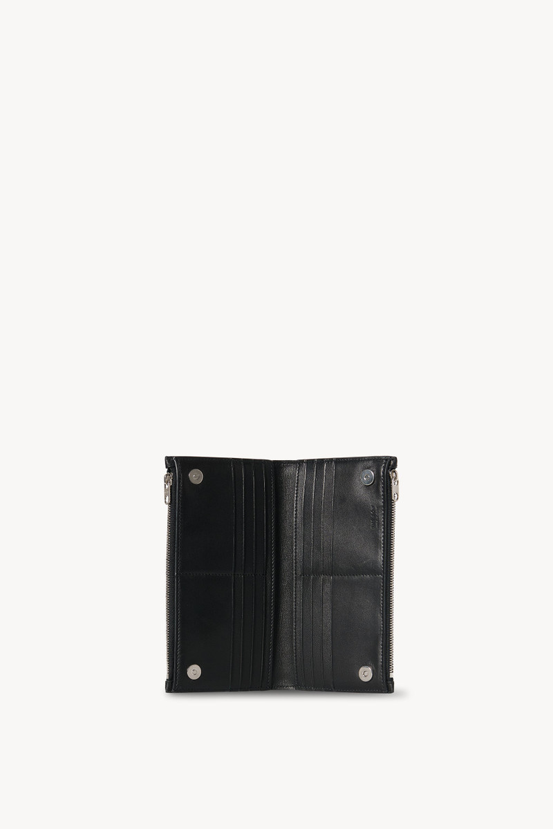 Multi Zipped Wallet in Leather 3