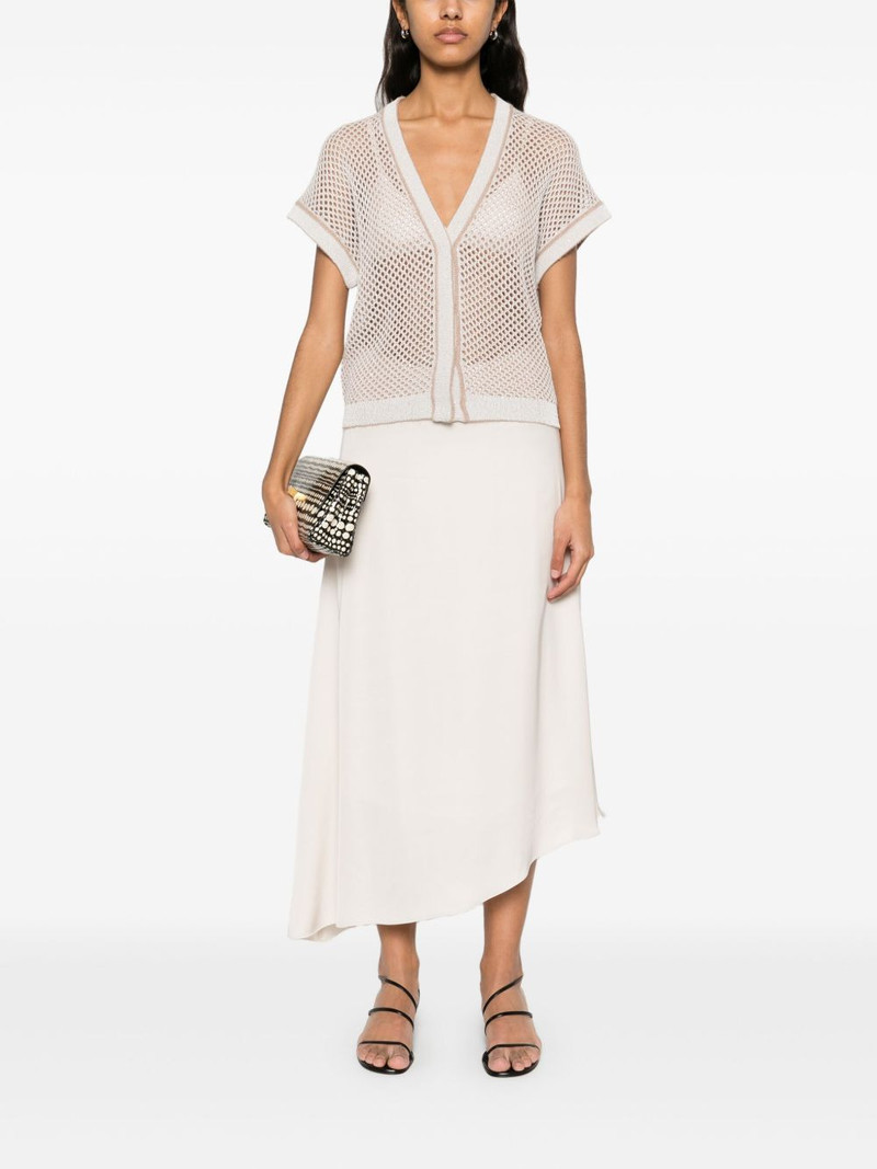 PESERICO open-knit cardigan outlook