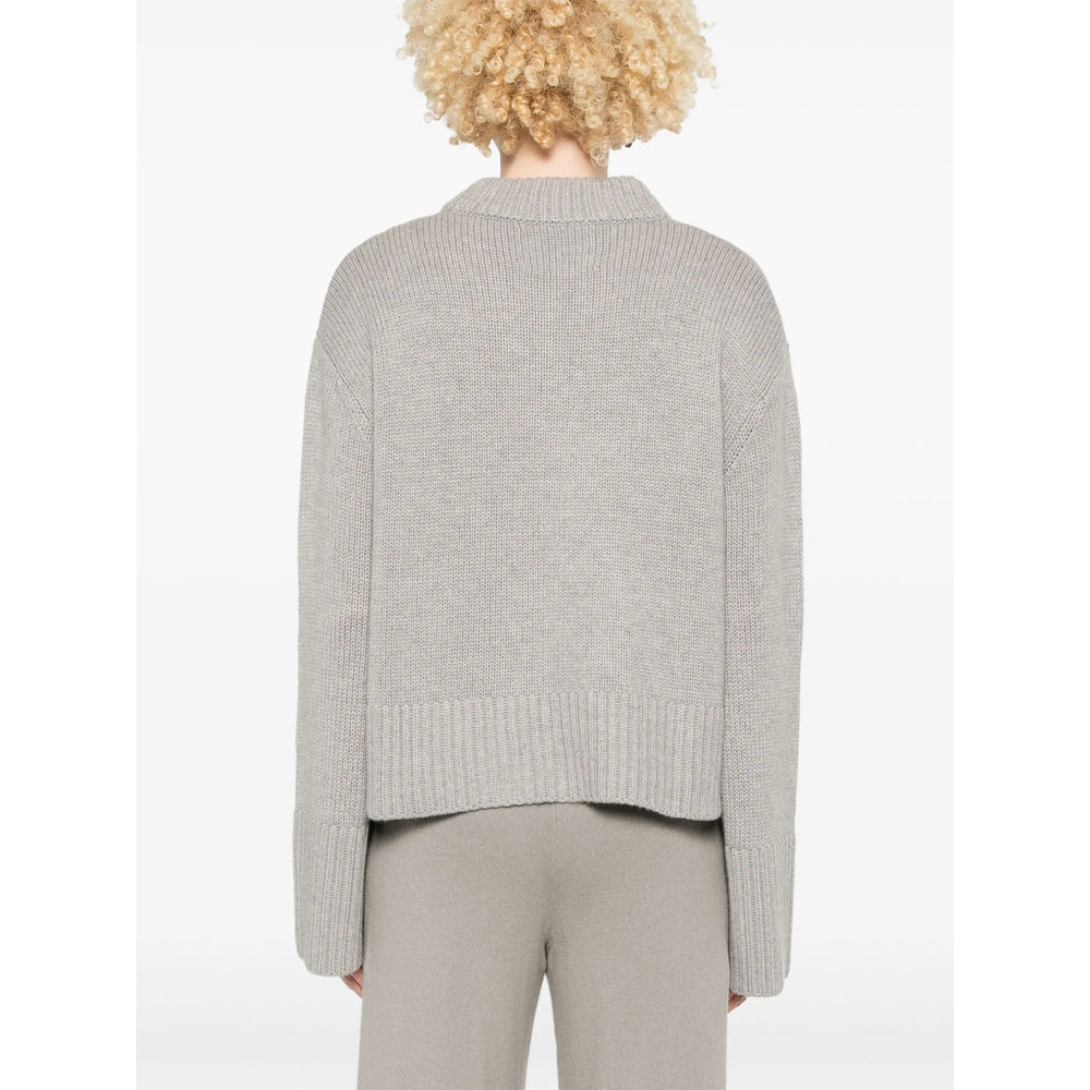 Lisa Yang Grey Knitwear - Jumpers Women - 4