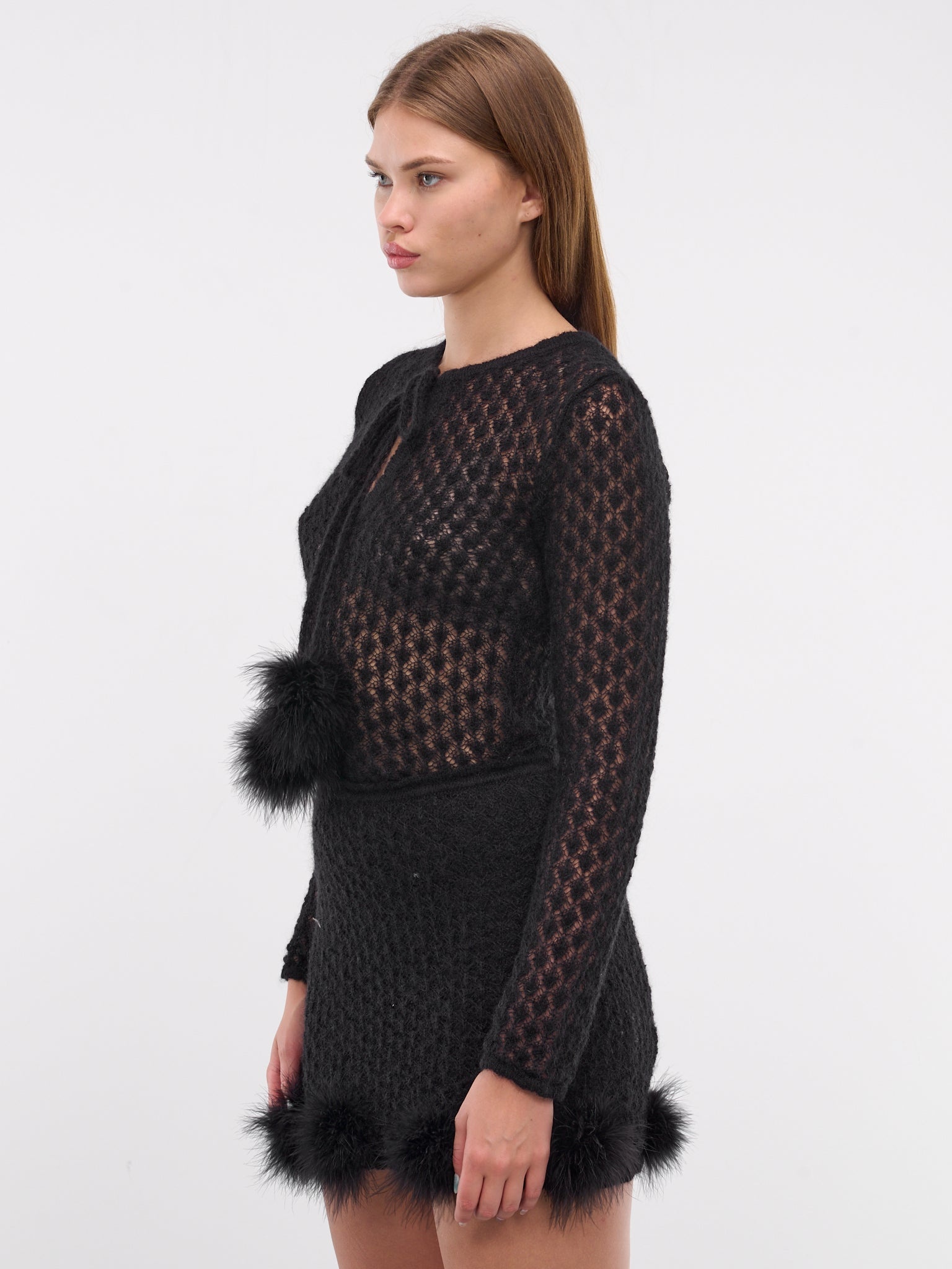 Feather Knit Cardigan - 2