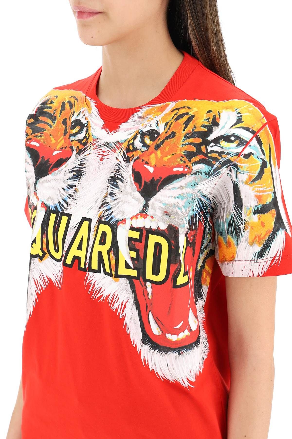 MAXI D2 TIGER PRINT T-SHIRT - 5