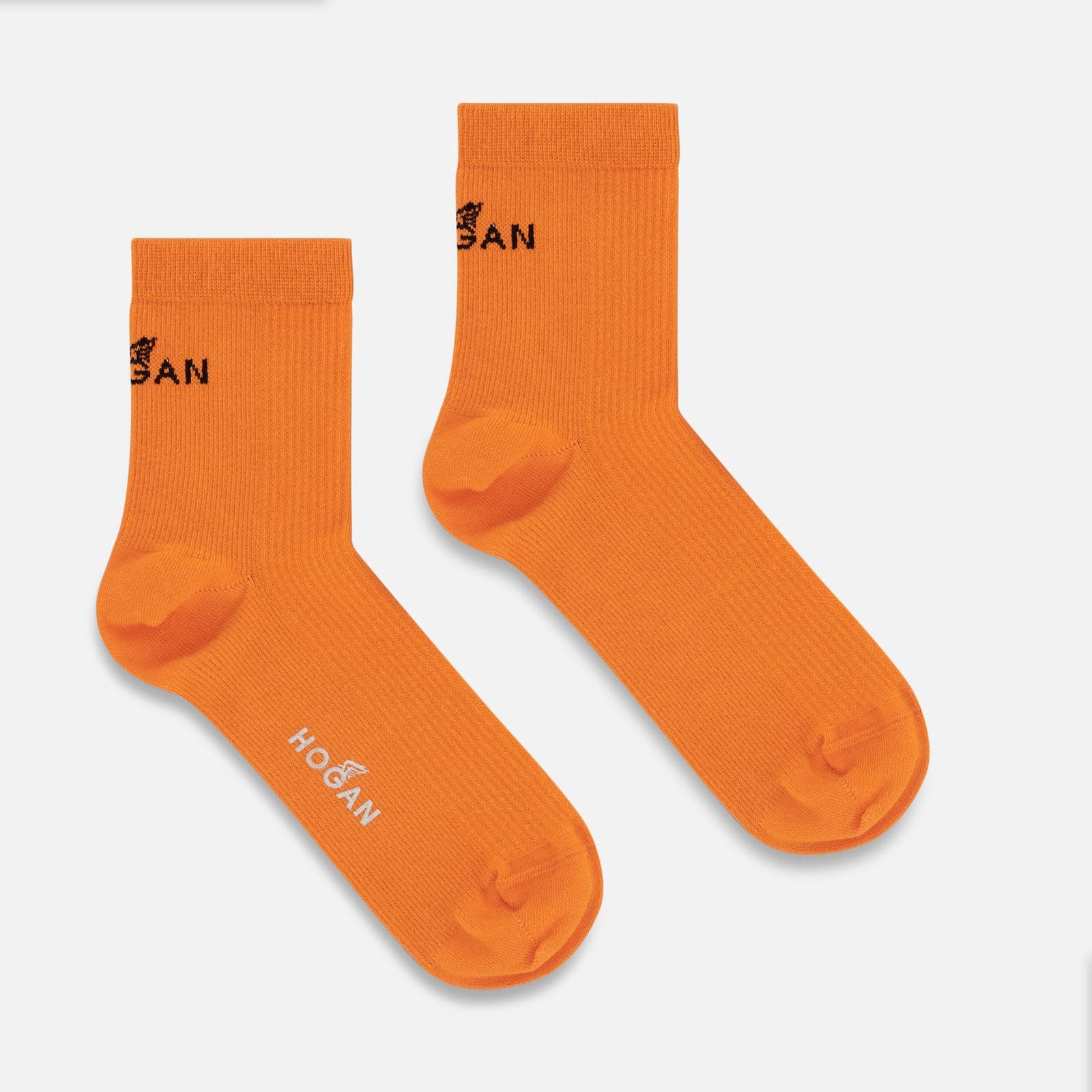 Solid Color Socks Orange - 1