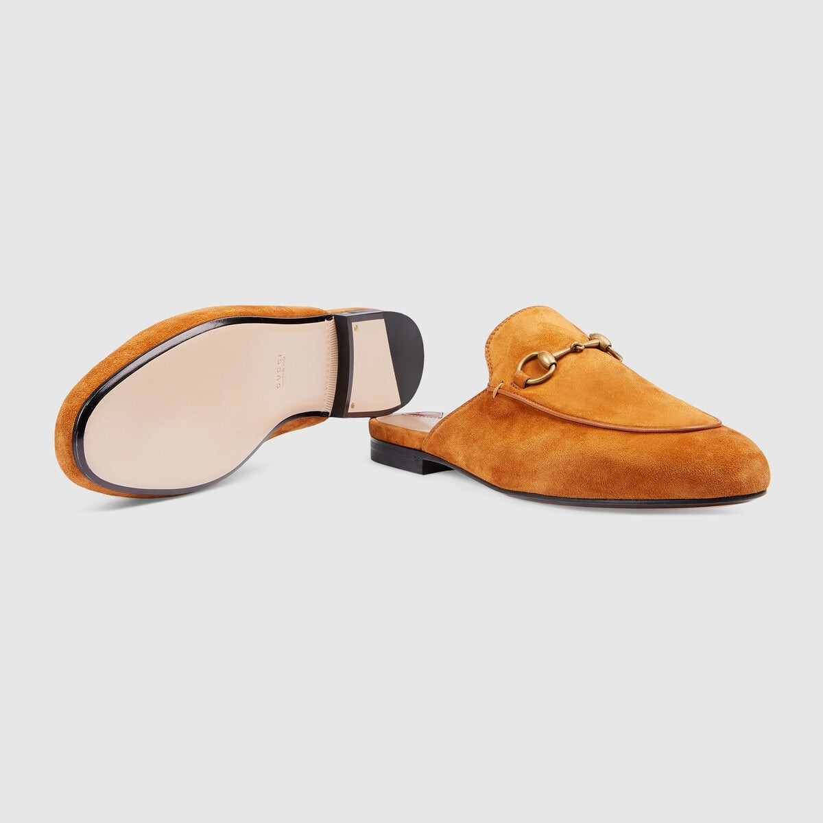 Gucci Princetown Horsebit Scede Slippers - 4