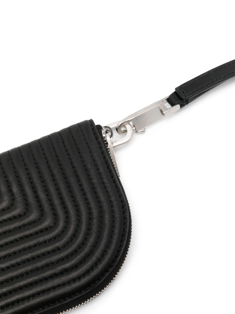 Rick Owens ribbed leather wallet outlook