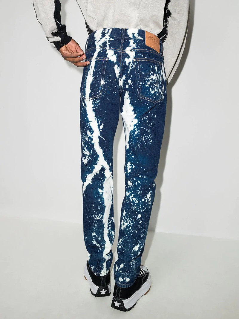 Galaxy Dye slim-fit jeans 3
