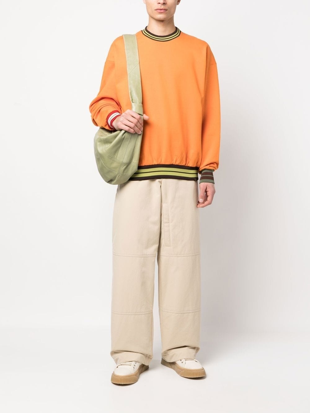 Le Lasso stripe-trim sweatshirt - 2