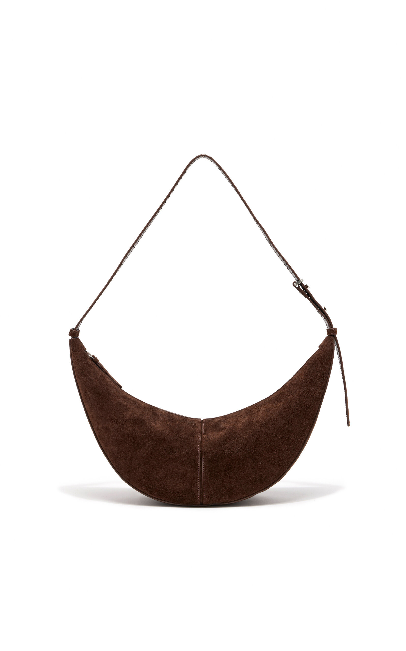 Slide Suede Shoulder Bag brown - 1