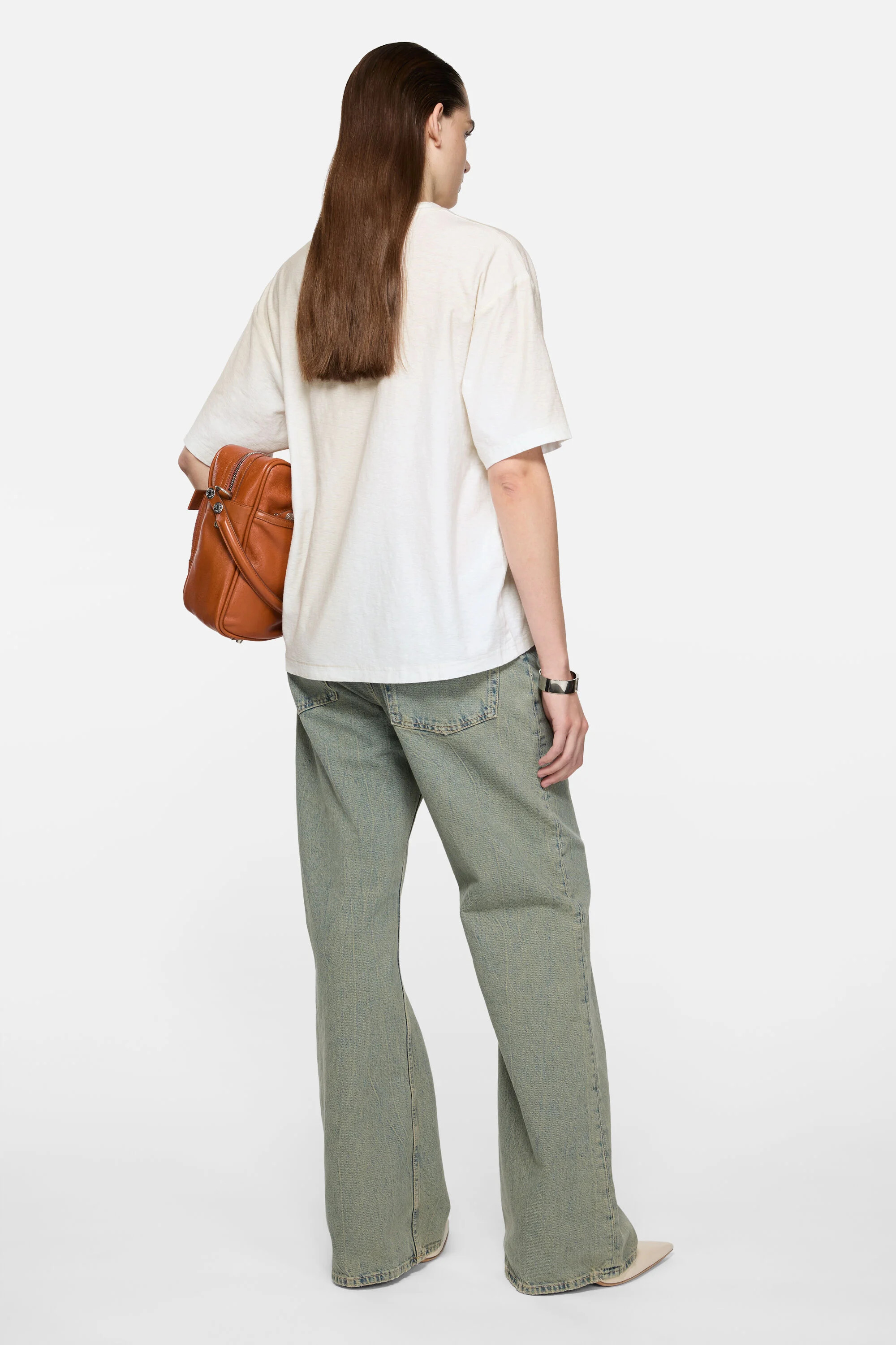 Logo t-shirt - Relaxed fit - Dusty white - 3
