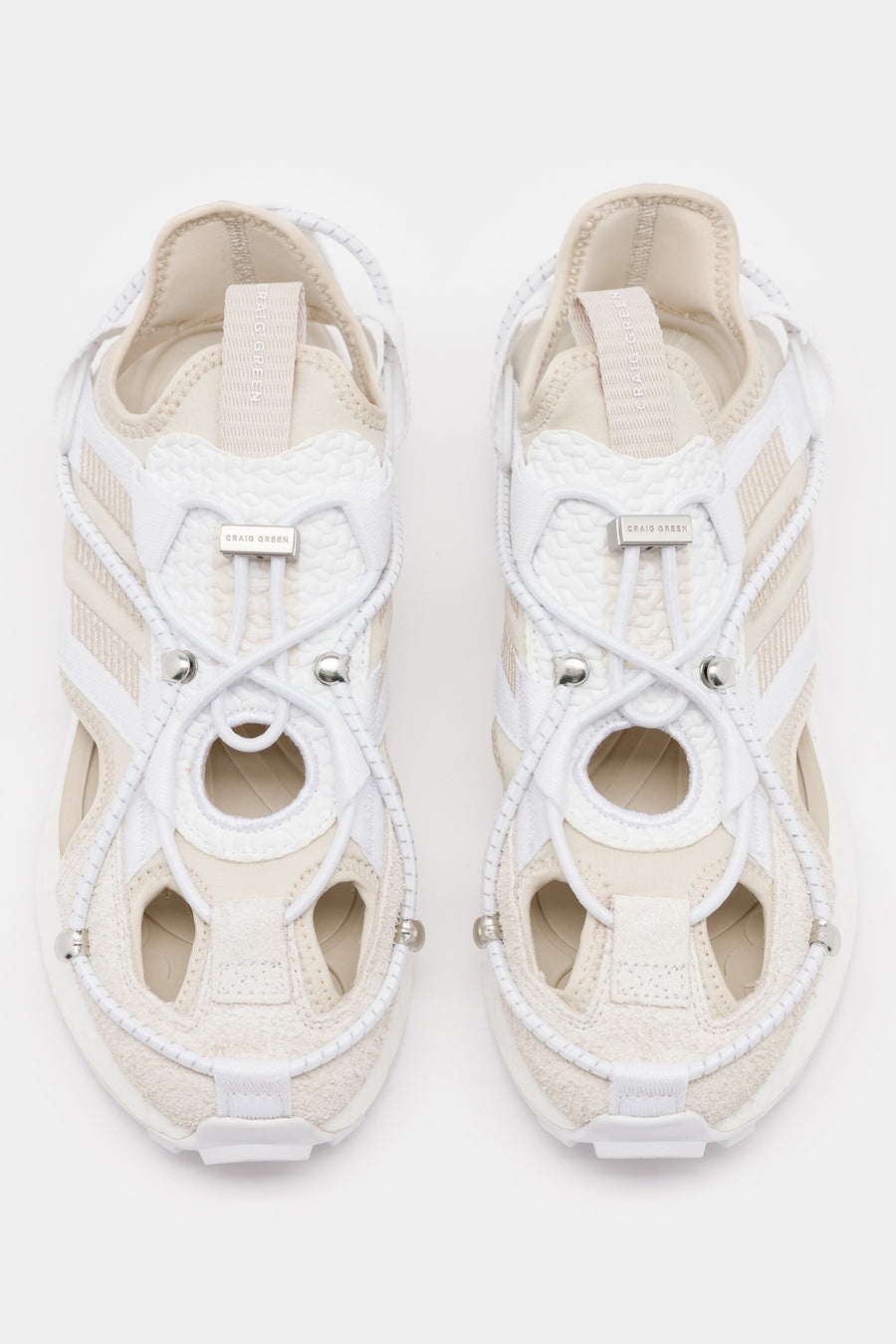 Craig Green Retropy Sandal in Core White/Clear Brown - 3