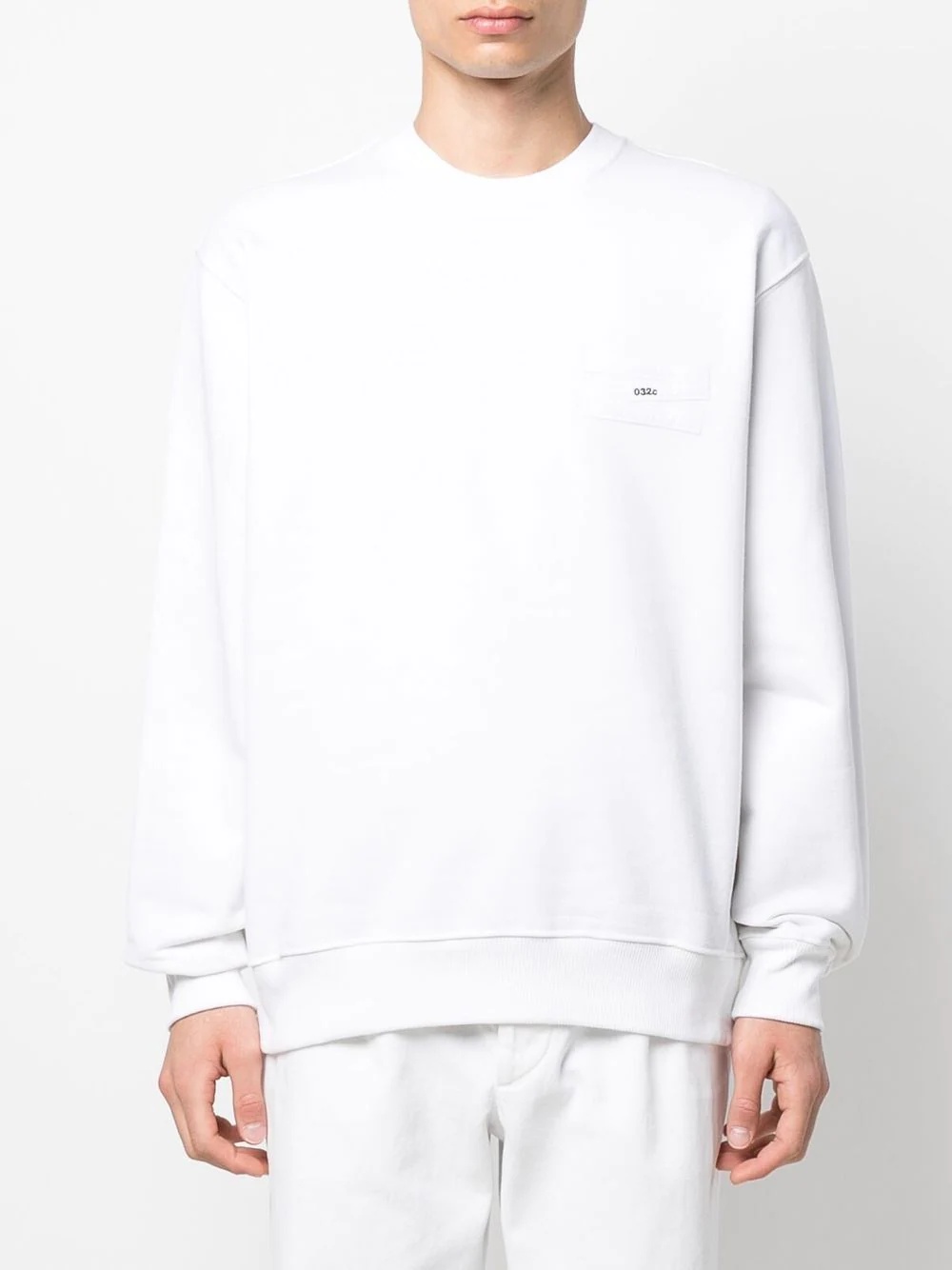 embroidered logo sweatshirt - 3