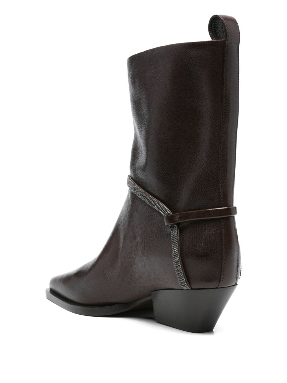 leather cowboy boots - 3