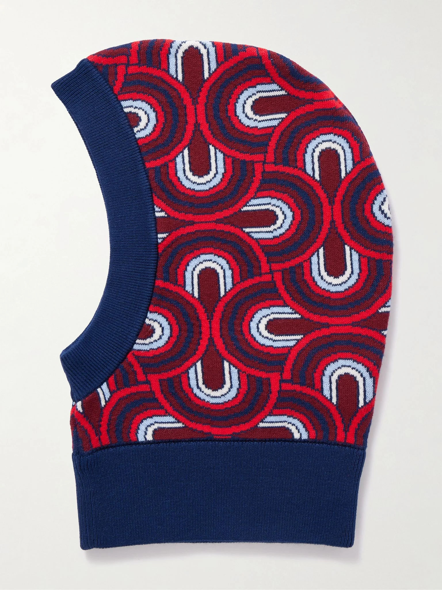 Pilule jacquard-knit balaclava Red - 1